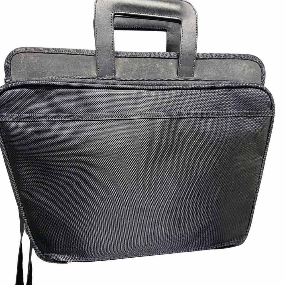 Noteworthy Black Laptop Briefcase Messenger Bag Shoulder‎ Strap Business Case